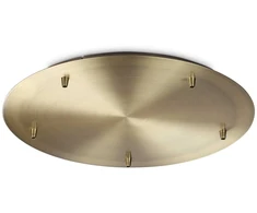 Pakabinamas šviestuvas Ideal Lux Aksesuaras Rosone Standard 5 Luci Ottone Brunito