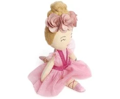 Svoora medžiaginė lėlė balerina Karmen, 20 cm – vaikams nuo 3 m.
