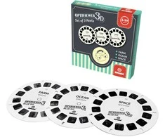 Svoora retro 3D akinių diskų papildymas B, 3 vnt.
