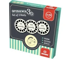 Svoora retro 3D akinių diskų papildymas B, 3 vnt.