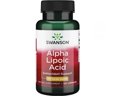 Swanson ALFA LIPOINĖ RŪGŠTIS 100 mg – 120 kapsulių