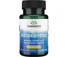 Swanson ASTAKSANTINAS NATŪRALUS 4mg – 60 kapsulių