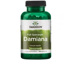 Swanson DAMIANA LAPAI 510mg – 100 kapsulių