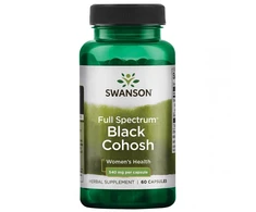 Swanson Juodas COHOSH 540mg – 60 kapsulių