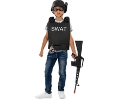 SWAT policijos liemenė berniukams – Profesijų kostiumai