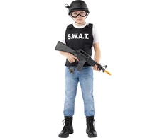 SWAT policijos liemenė berniukams – Profesijų kostiumai