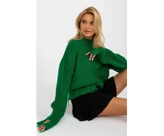 Sweter Damski LC 0373.95P Žalias - Rue Paris