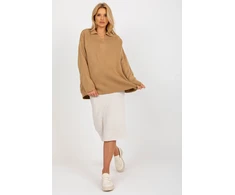 Sweter Damski LC 2261.00P Camel - Rue Paris