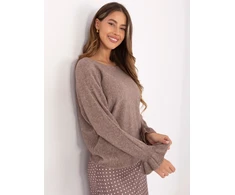 Sweter-IT-SW-99717.89-ciemny bezowy