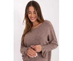 Sweter-IT-SW-99717.89-ciemny bezowy