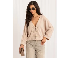 Sweter-MI-SW-3544.79-smėlio spalva