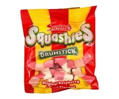 Swizzels Drumstick Squashies Original Raspberry &amp; Milk 120g x 12 pcs (UK)