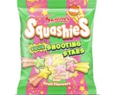Swizzels Squashies Shooting Stars 100g x12 (UK)