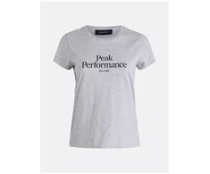 T-marškinėliai moteriški Original Tee pilki Peak Performance