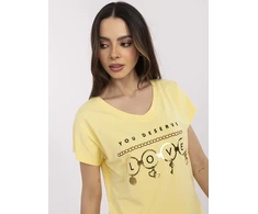 T-shirt-CLM-TS-1729.86-geltona