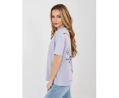 T-shirt-D12022AH02645AA-jasny violetinė