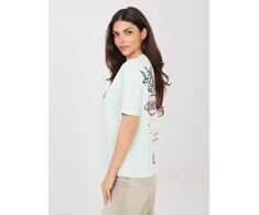 T-shirt-D12022AH02645AA-mietowy