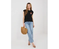 T-shirt-D12022M02769B-juoda