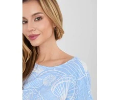 T-shirt-D12110M02646F-šviesiai mėlyna