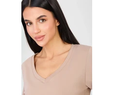 T-shirt-RV-TS-A1095.33-ciemny bezowy