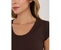T-shirt-RV-TS-A1360.02P-ciemny ruda