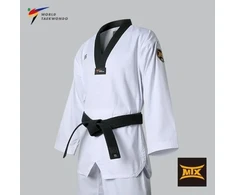Taekwondo apranga (dobok) MTX 2 juoda – patvirtinta Pasaulio taekwondo federacijos (WT) | MOOTO
