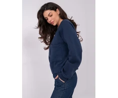Moteriškas džemperis WT-BL-A1452.99 tamsiai mėlynos (navy) spalvos