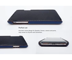 Tamsiai mėlynas telefono dėklas su kortelių skyriumi iPhone XS Max