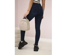 Tamsiai mėlynos džinsinės kelnės Dark denim pants