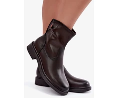 Tamsiai rudi aulinukai Step in style