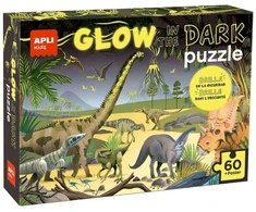 Tamsoje šviečianti dėlionė – Dinozaurai