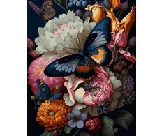 Tapyba pagal skaičius Drugelių žydėjimo simfonija 40 × 50 cm