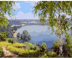 Tapyba pagal skaičius Lake View 40x50 cm