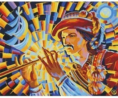 Tapyba pagal skaičius Liaudies muzika 40x50 cm