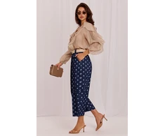 Taškuotos kelnės Culottes