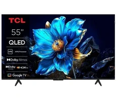 Projektorius TCL 55T69C QLED 55" 4K Ultra HD "Google TV" televizorius, Dolby Atmos, DVB-T2, metalinis korpusas