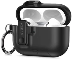 Tech-Protect Aptakus dėklas su kabliuku AirPods Pro 3 - Juodas