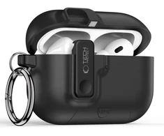 Tech-Protect Aptakus dėklas su kabliuku AirPods Pro 3 - Juodas