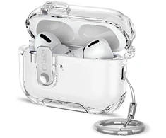 Tech-Protect Bounce Pro dėklas, skirtas AirPods Pro 3 - Skaidrus
