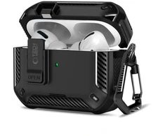 Tech-Protect Carbonox MagSafe dėklas AirPods Pro - juodas