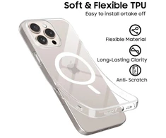 Tech-Protect FlexAir MagSafe dėklas iPhone 16e / 17e - Skaidrus