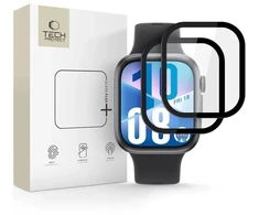 Tech-Protect Glass Flex+ 2 vnt. hibridinis stiklas skirtas Huawei Watch Fit 3 / 4 - juodas