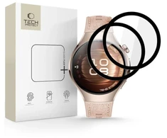 Tech-Protect Glass Flex+ 2 vnt. komplektas hibridinis stiklas Huawei Watch 5 42 mm - juodas