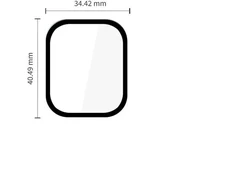 Tech-Protect Glass Flex+ hibridinis stiklas, 2 vnt. pakuotė, skirta Huawei Watch Fit 5 - juodas