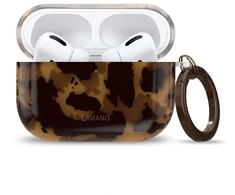Tech-Protect Lamano dėklas skirtas AirPods Pro 3 - juodas ir rudas