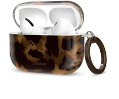 Tech-Protect Lamano dėklas skirtas AirPods Pro 3 - juodas ir rudas
