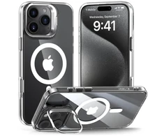 Tech-Protect MagStand MagSafe dėklas, skirtas iPhone 16 Pro - Skaidrus