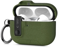 Tech-Protect plonas dėklas su kabliuku AirPods Pro 3 - žalias