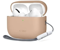 Tech-Protect Silikoninis dėklas AirPods Pro 3 - Smėlio spalvos