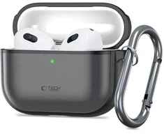 Tech-Protect Silikoninis dėklas skirtas AirPods Pro 3 - Matinė juoda